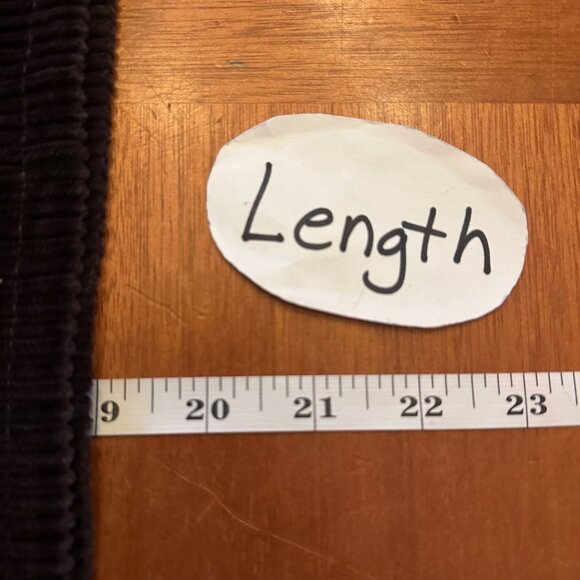 Vintage Carolina Colours Brown Corduroy Skirt Sz 12 Mid-Length - Picture 6 of 6